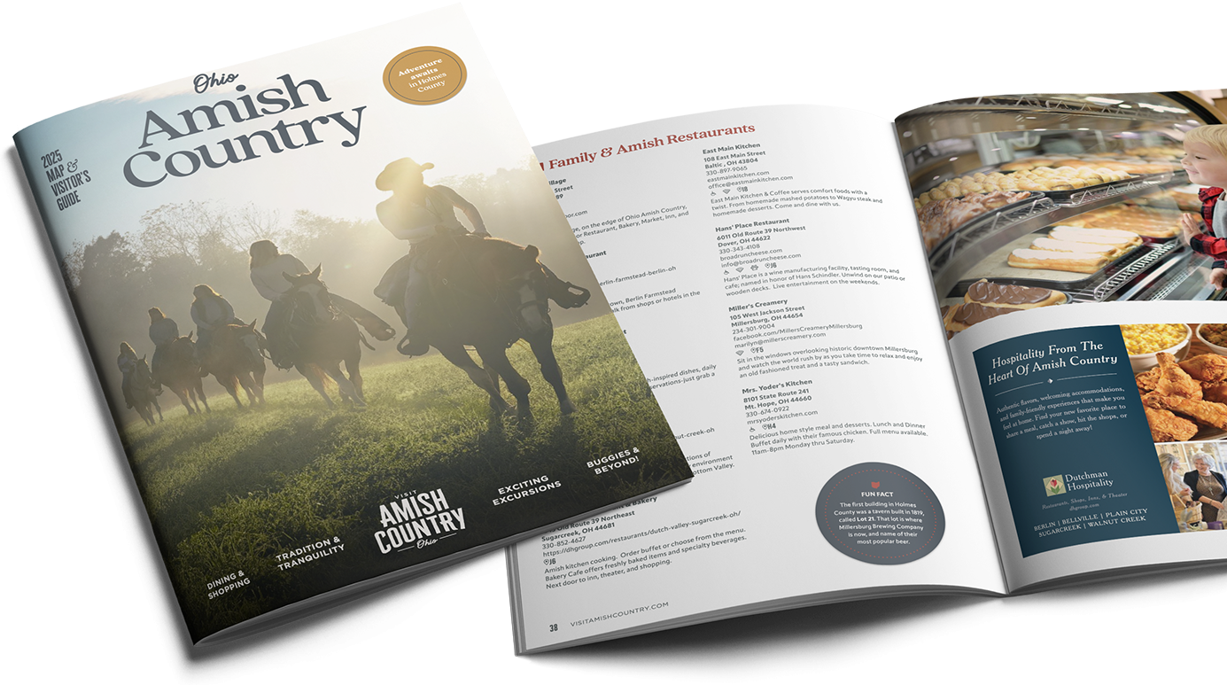 Visit Amish Country Map & Visitors Guide