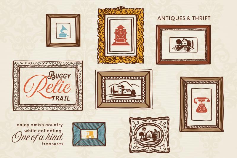Antiques and Thrifting Trail Card