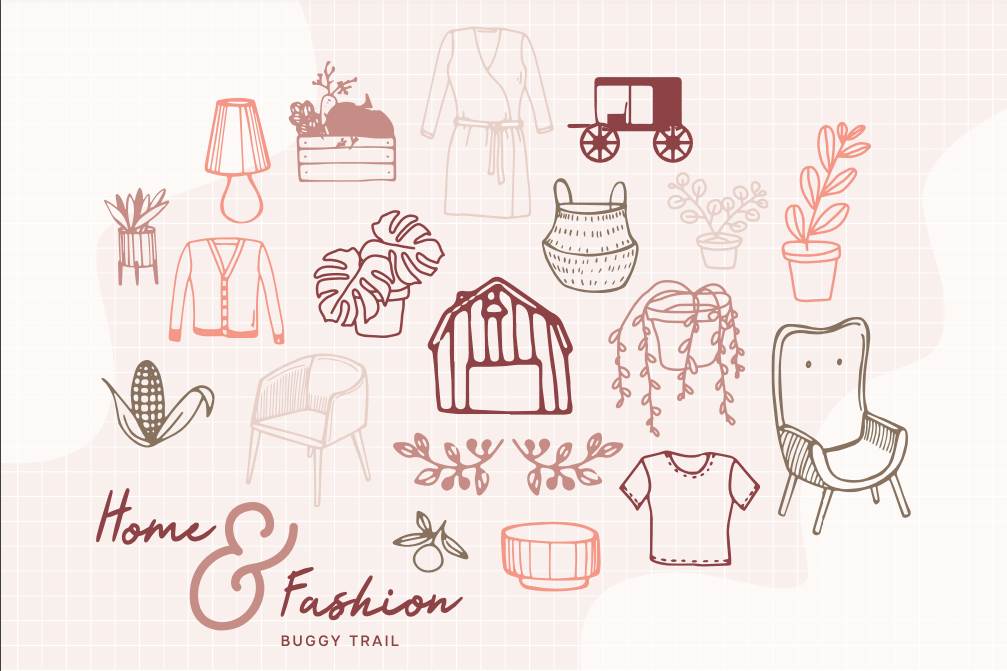 Home and Fashion Buggy Trail front of card