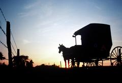 Amish Country National Scenic Byway at dusk