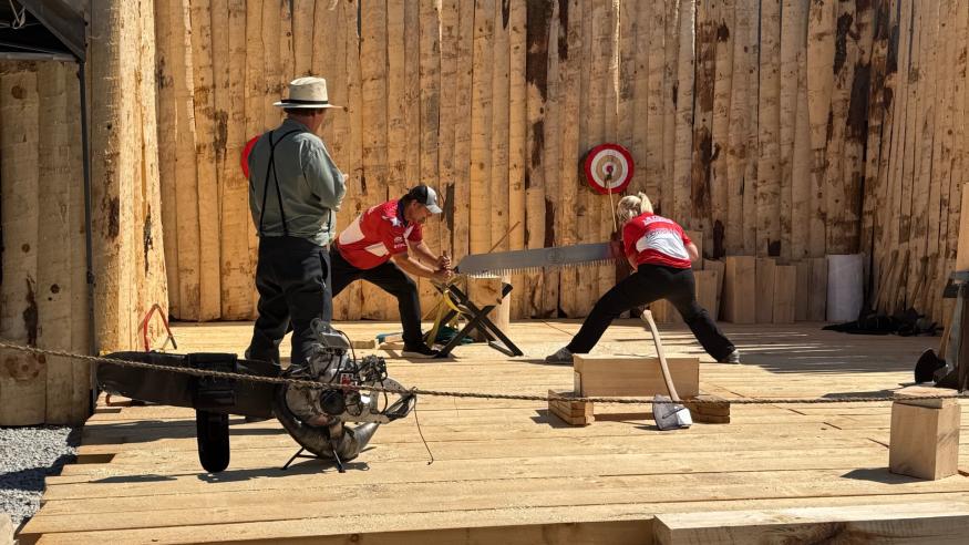 Log Cabin Days Lumberjack Competition