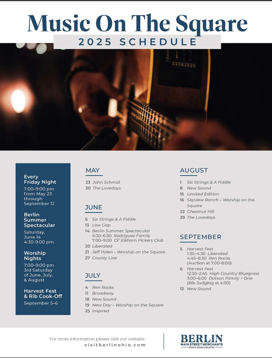 Music On The Square Schedule