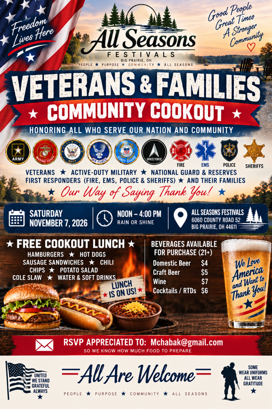 Veteran's First Responders Cookout