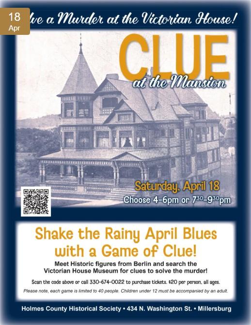 CLUE AT THE MANSION | Victorian House Museum