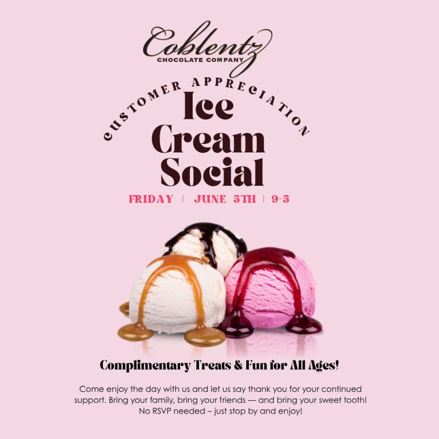 Ice Cream Social | Coblentz Chocolate 