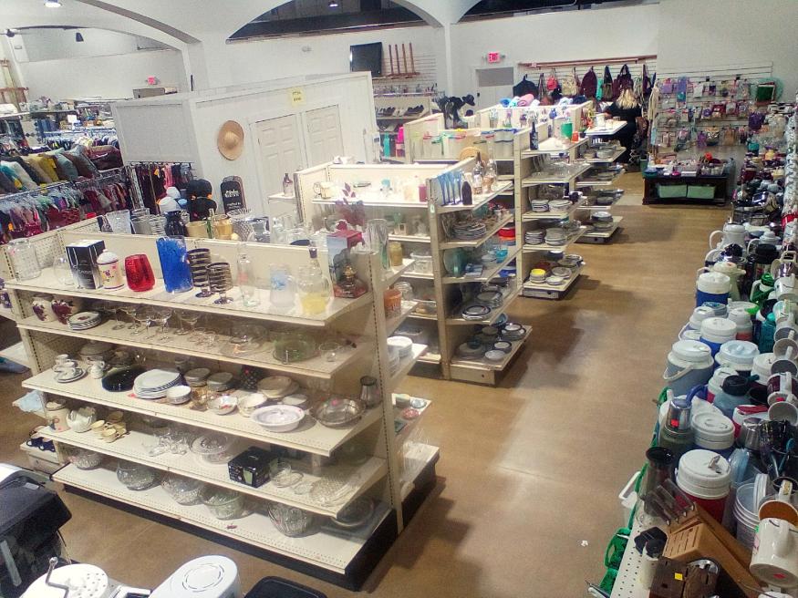 Interior of Froman Hill Thrift Store