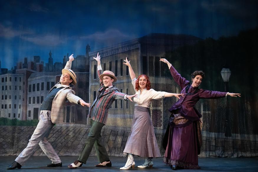 Actors on the stage at Ohio Light Opera