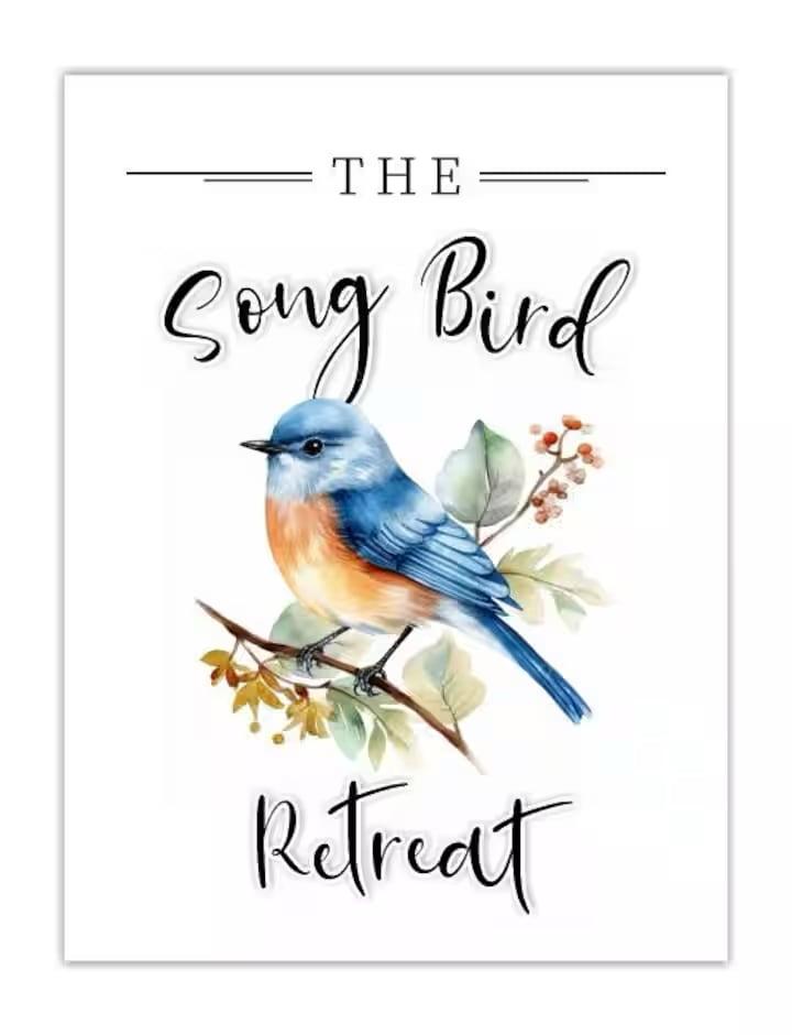 Logo for The Songbird Retreat