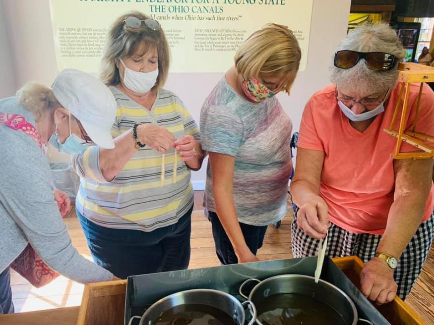 Candle Dipping in the Hay Activity Center