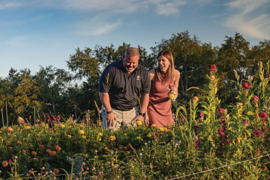 Pick your own flowers at Hummingbird Hill