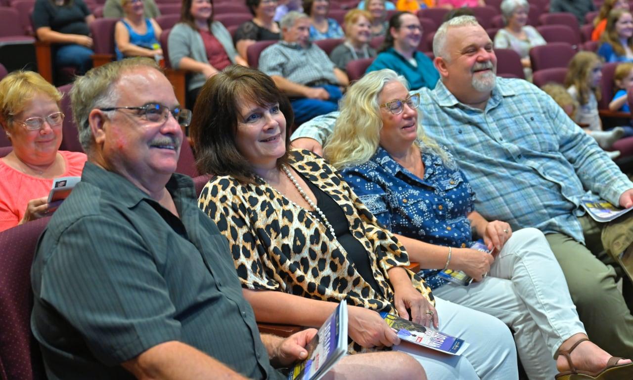 Audience enjoying a show at the Ohio Star Theater
